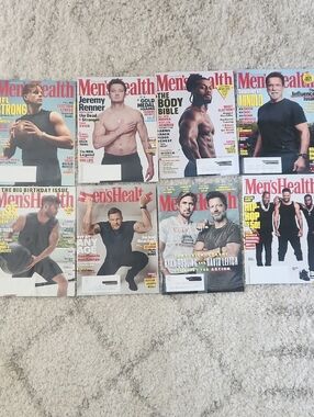 2023-2024 Assortment of Men's Health Magazines